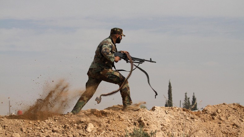 Hezbollah Fighter in Syria