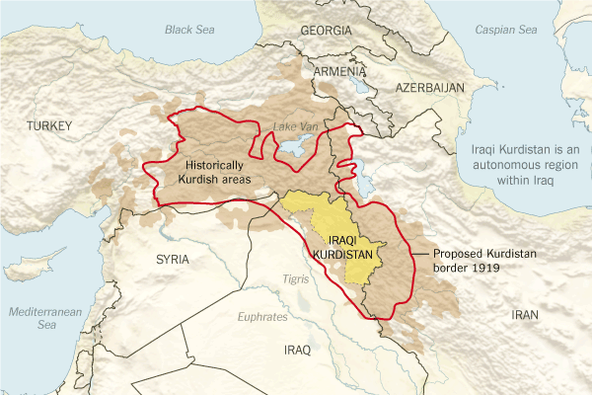 Kurds Map