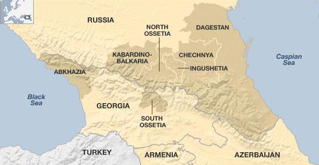 North Caucasus Map 2