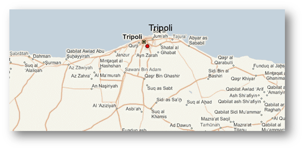 Tripoli Map