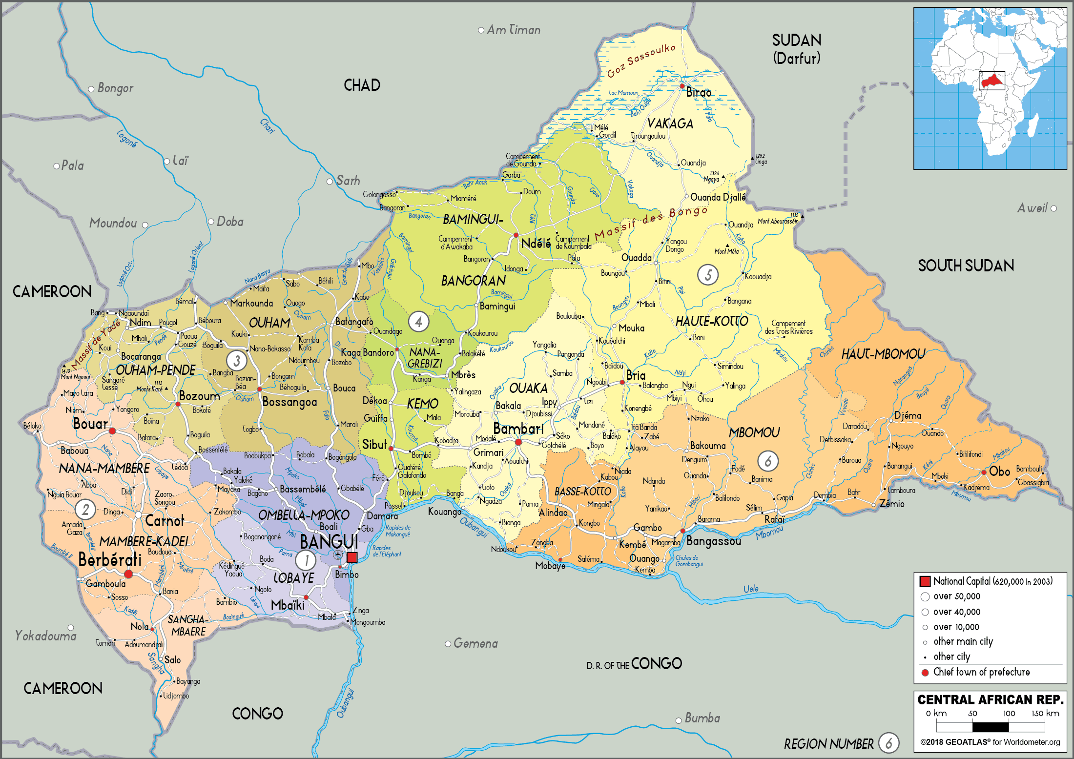 Portugal Map (Political) - Worldometer